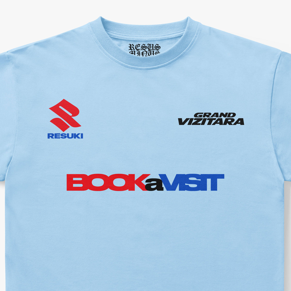 BOOKAVISTI T-SHIRT SKY BLUE