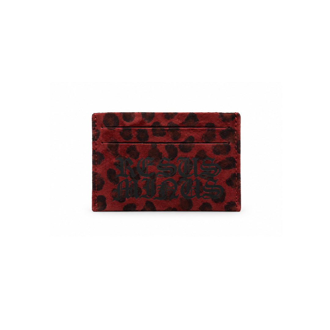 CAVALLO CARD HOLDER LEOPARD PRINT RED