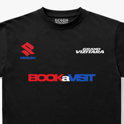 BOOKAVISIT T-SHIRT BLACK