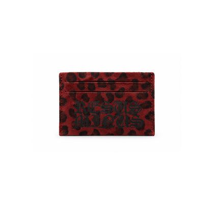 CAVALLO CARD HOLDER LEOPARD PRINT RED