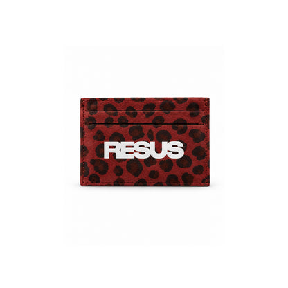CAVALLO CARD HOLDER LEOPARD PRINT RED