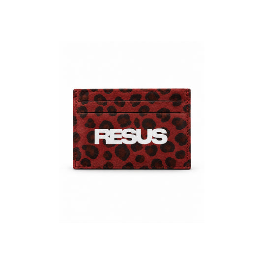 CAVALLO CARD HOLDER LEOPARD PRINT RED