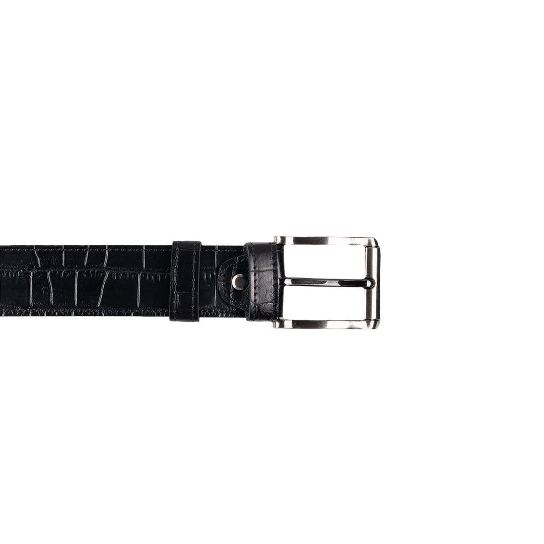 RM Crocodrillo Black 4cm Belt