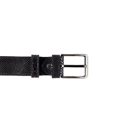 RM Serpente Black 4cm Belt