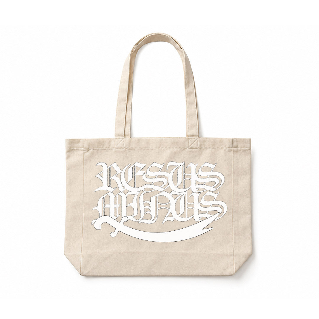 HAJAR WHITE TOTE BAG NATURAL