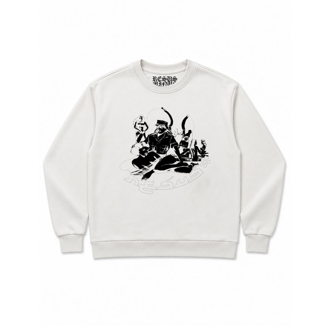 HAREM SWEATSHIRT BONE