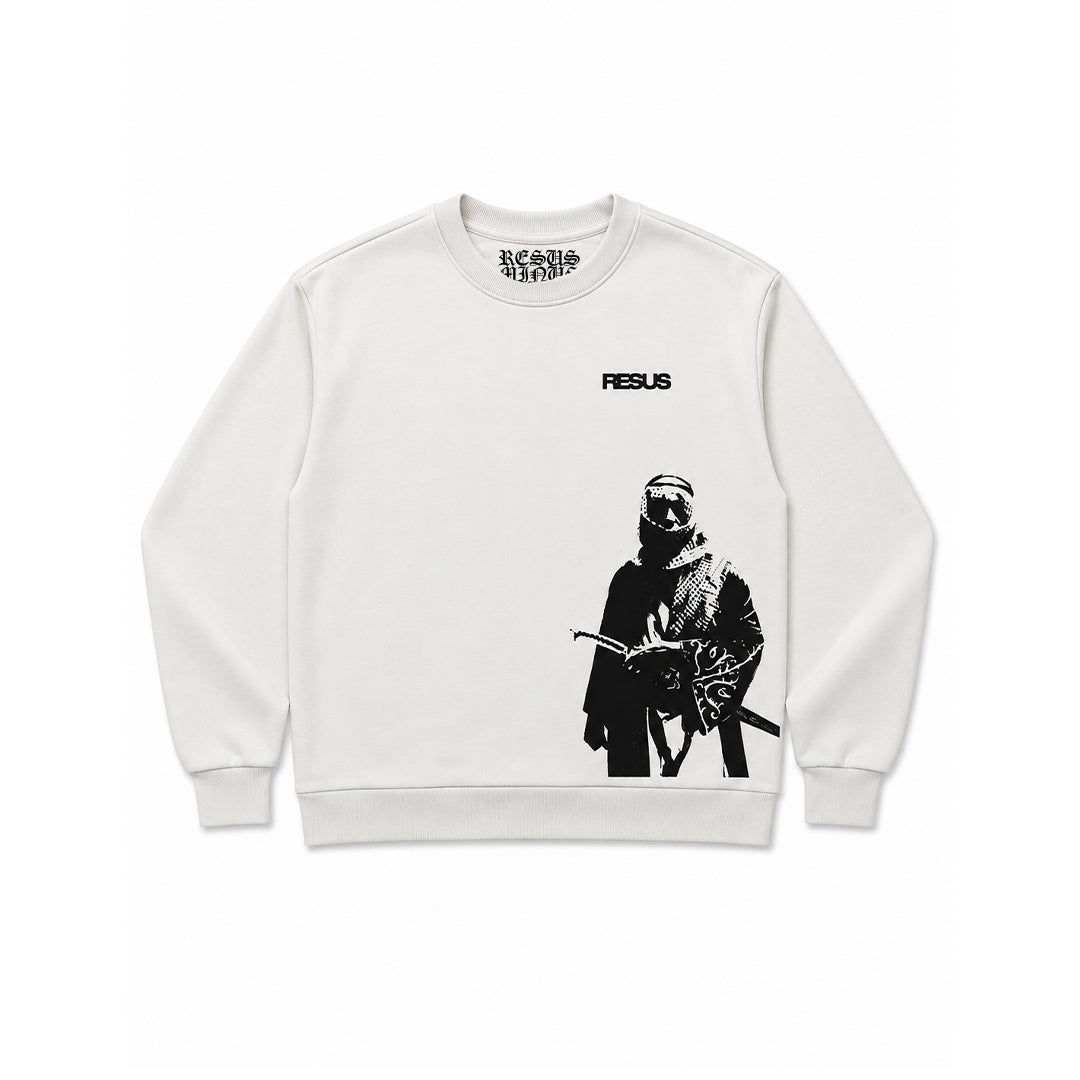 HASSASIN SWEATSHRIT BONE