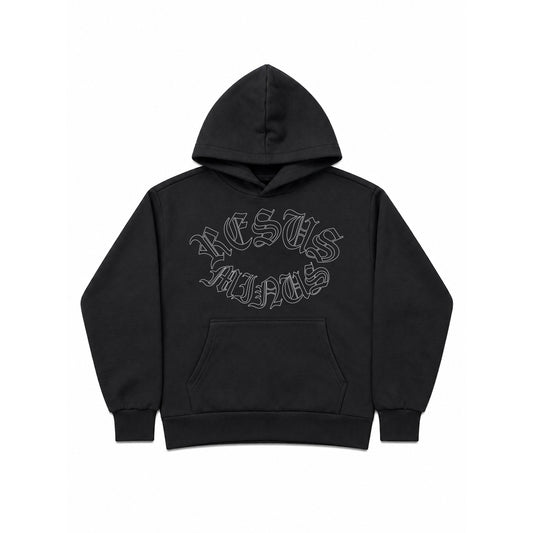 OLD ENGLISH HOOD BLACK