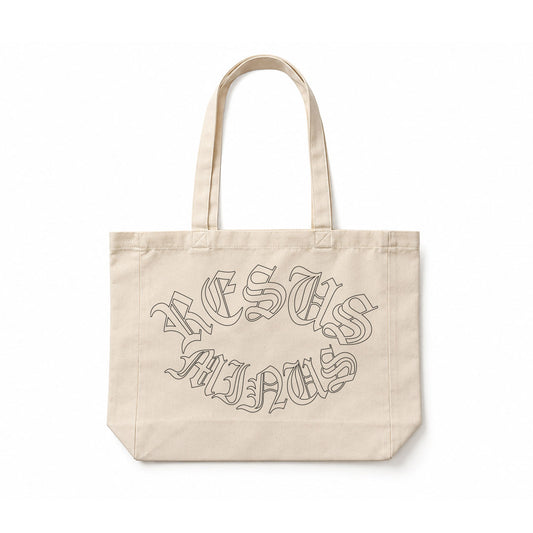 OLD ENGLISH TOTE BAG NATURAL