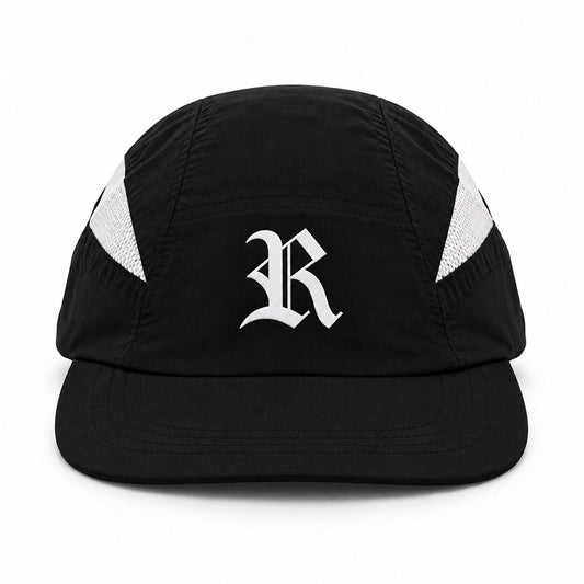 R 5-PANEL HAT BLACK