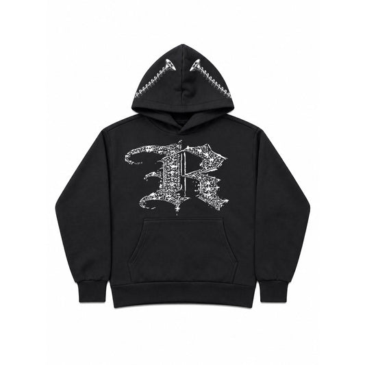 R SCREWS HOOD BLACK