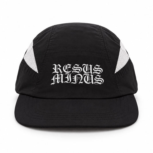 RESUS MINUS 5-PANEL HAT BLACK