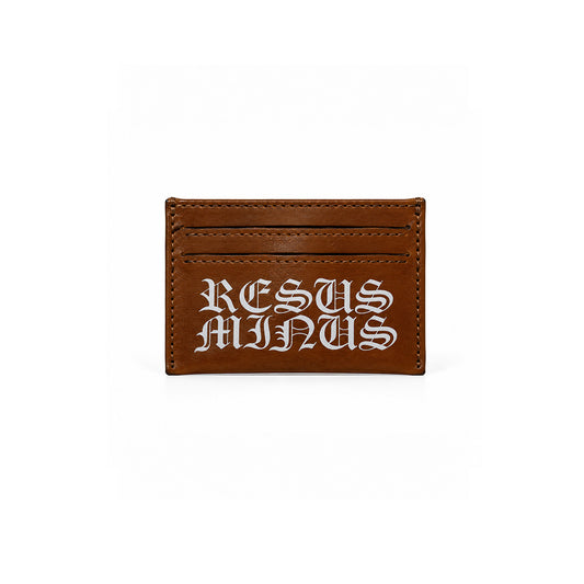RESUS MINUS CARD HOLDER COGNAC
