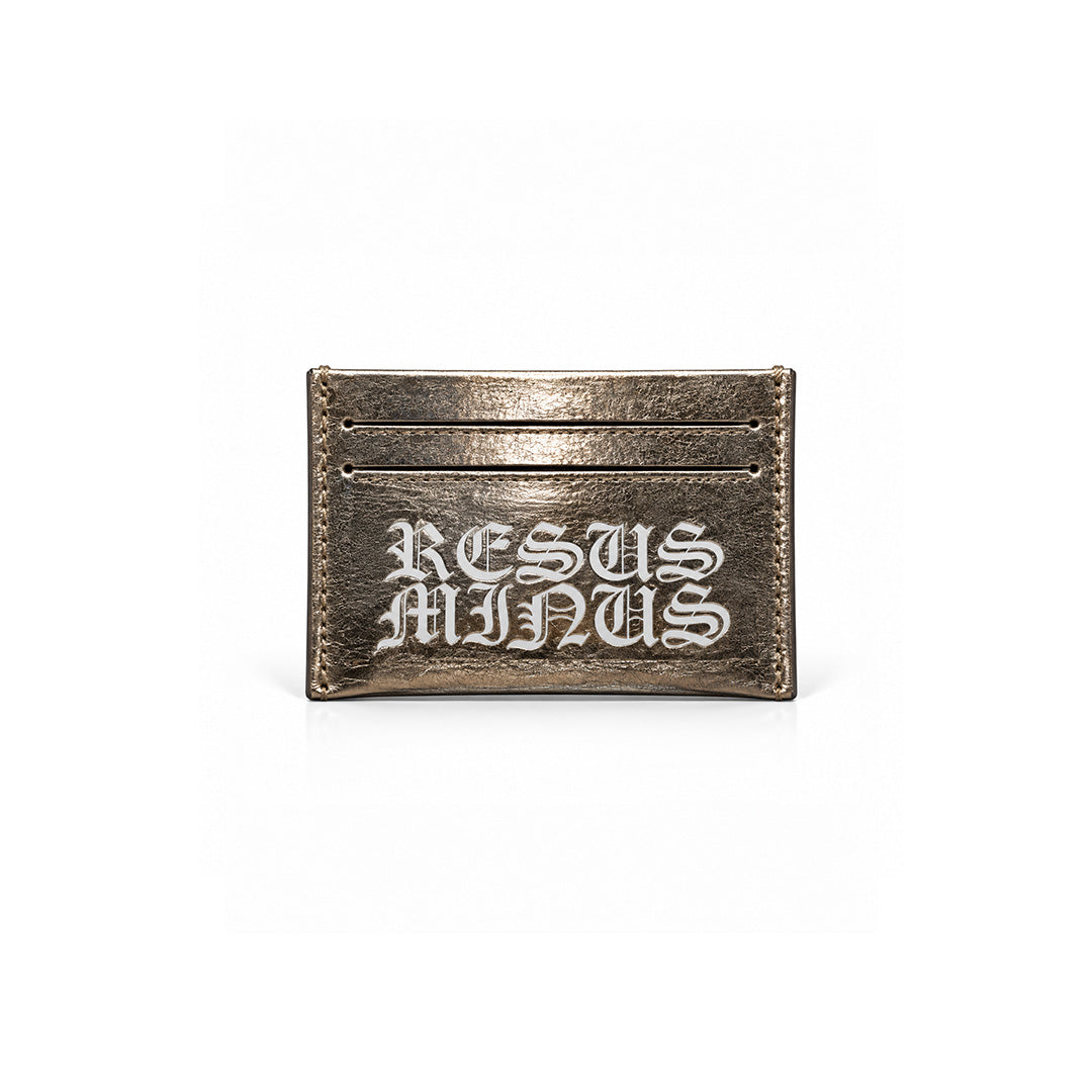 RESUS MINUS CARD HOLDER METALLIC BRONZE