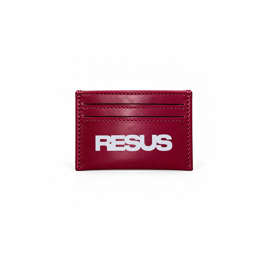 RESUS MINUS CARD HOLDER OXBLOOD