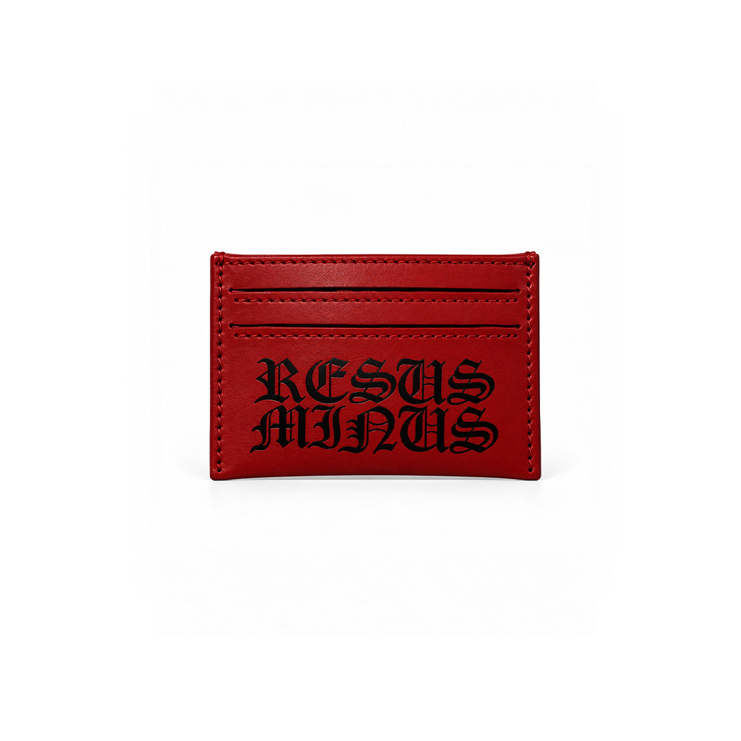 RESUS MINUS CARD HOLDER RED