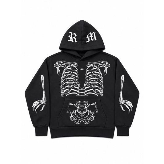 SKELETON HOOD BLACK
