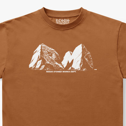 STONEWORKS T-SHIRT LIGHT BROWN