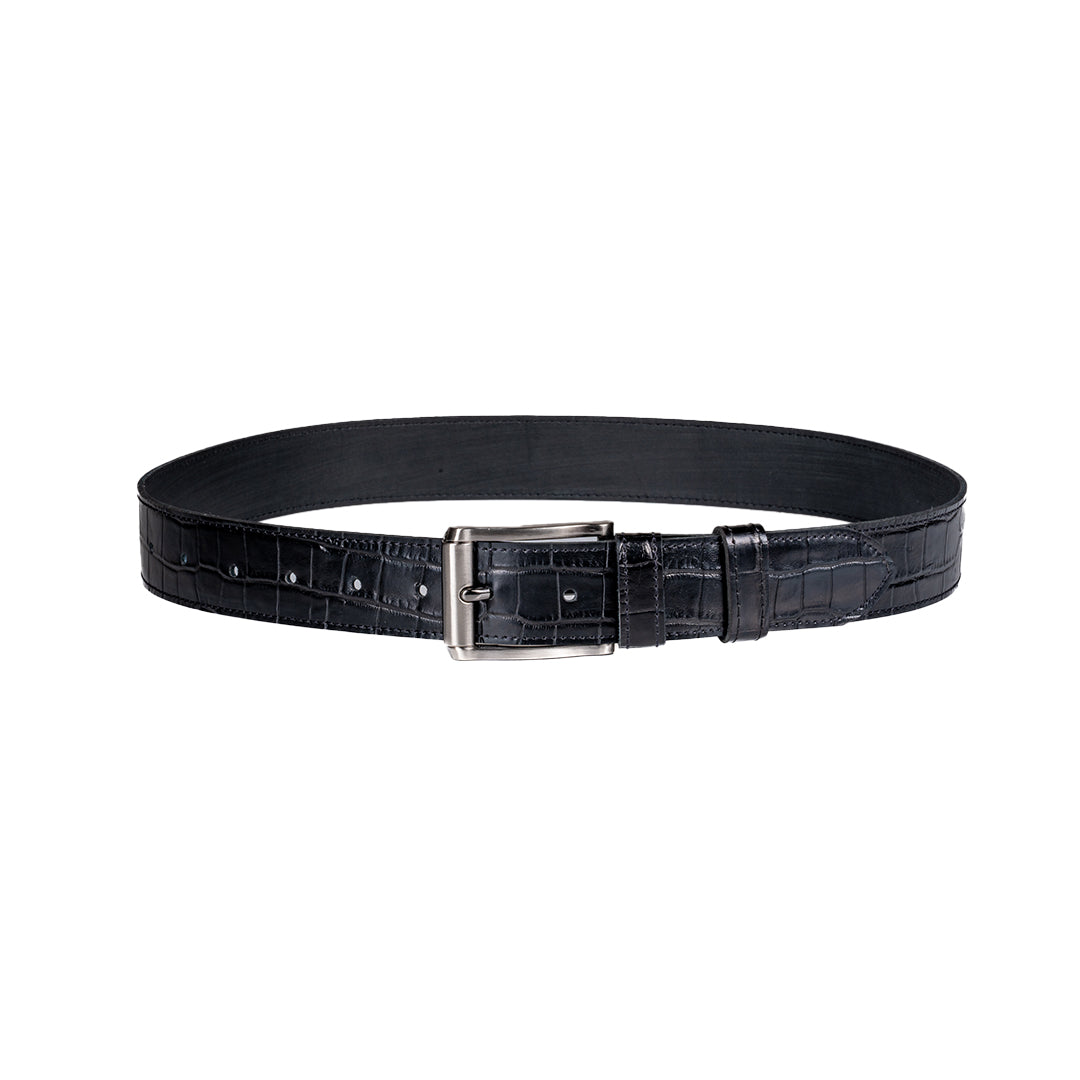 RM Crocodrillo Black 4cm Belt