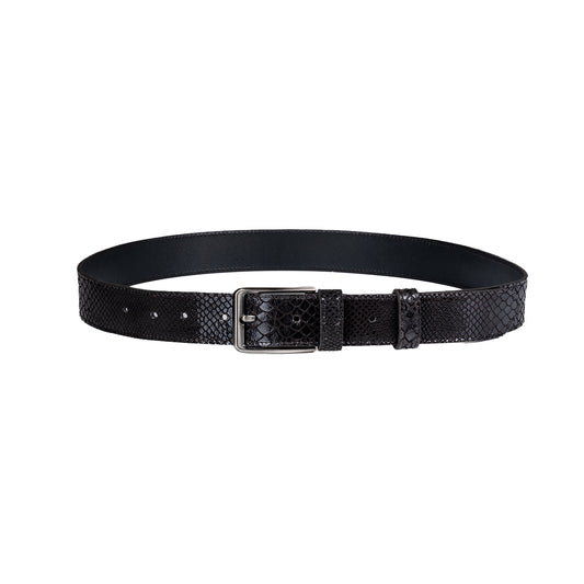 RM Serpente Black 4cm Belt